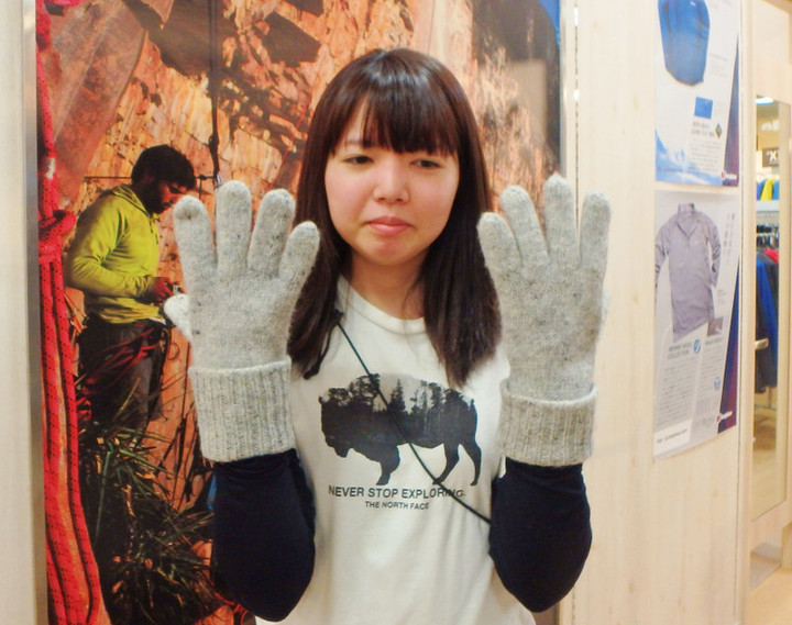 好日山荘 松本パルコ店 : 未脱脂ウール手袋のすすめ