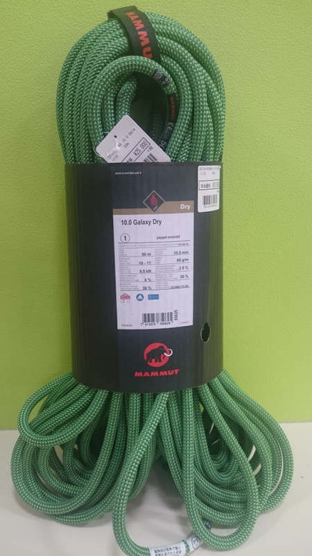 MAMMUT ウ〜ン 9.5mm シングルクライミングロープ 50m
