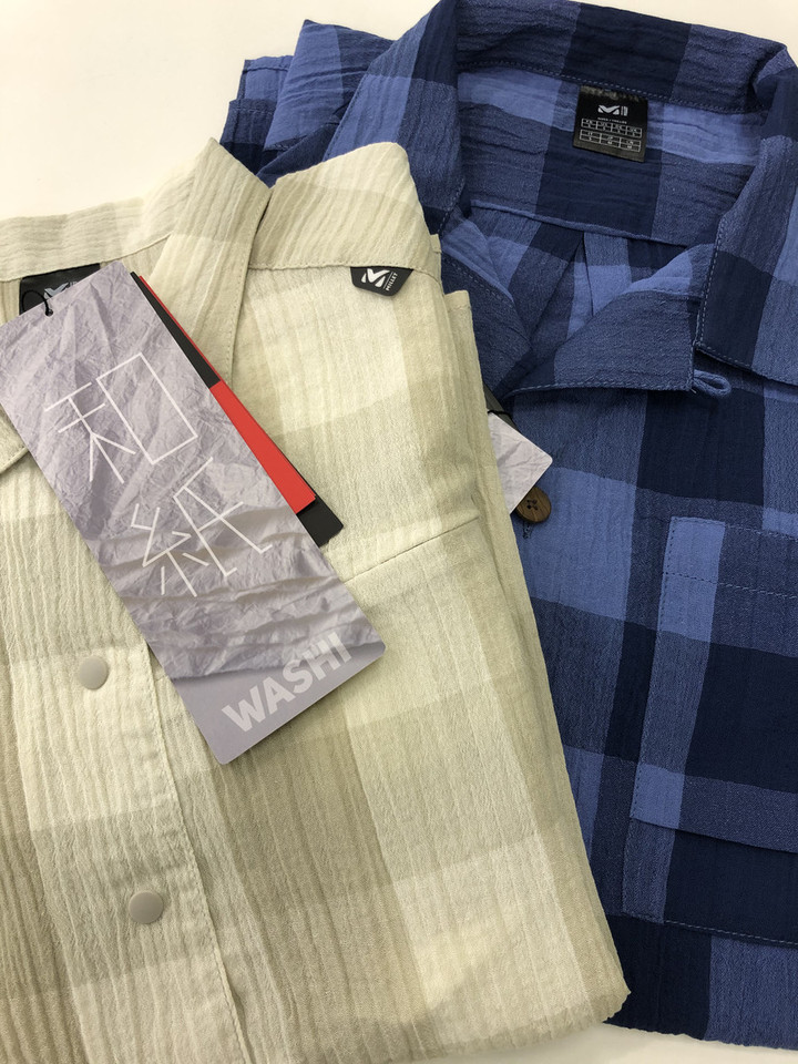 好日山荘 横浜西口店 : 紙からできたウェア☆/MILLET WASHI+SHIRT
