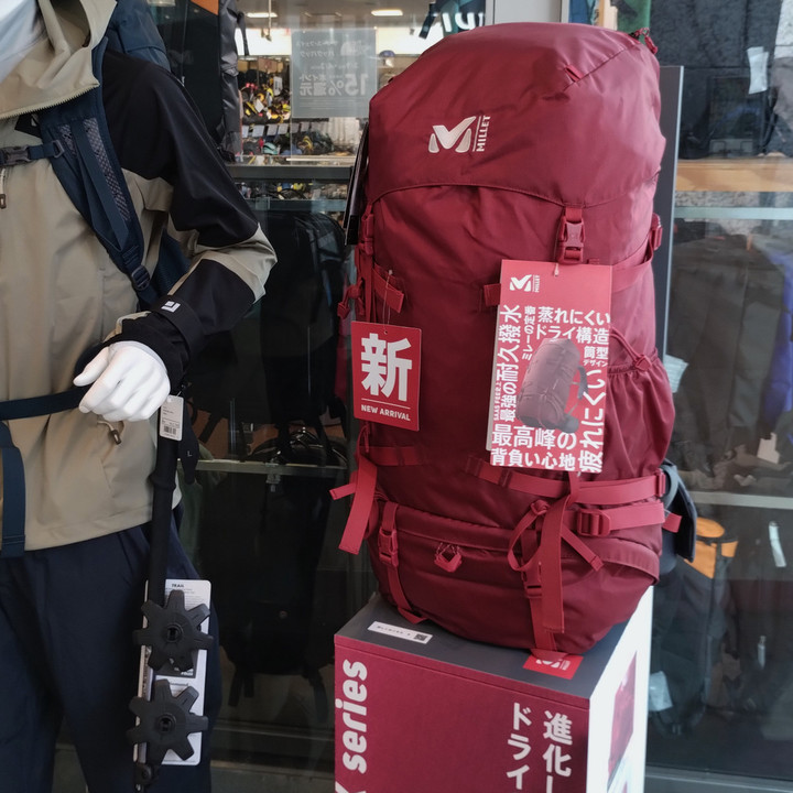 好日山荘 名古屋栄店 : ミレーのバックパックが新しくなりました