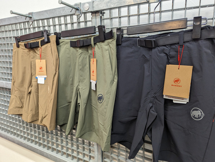 好日山荘 金沢西インター大通り店 : マムートのショートパンツが入荷