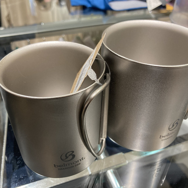 キャンプ登山【廃盤品】ベルモント　belmont　チタン180 マグカップ ベルモント チタンシングルマグ スノーピークだけじゃない