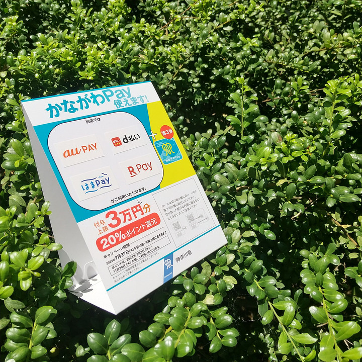 好日山荘 横浜西口店 : かながわPAYは誰でも使えます