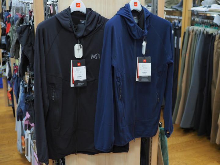 好日山荘 横浜西口店 : 拡散速乾性に優れた MILLET/DRY GRID HOODIE