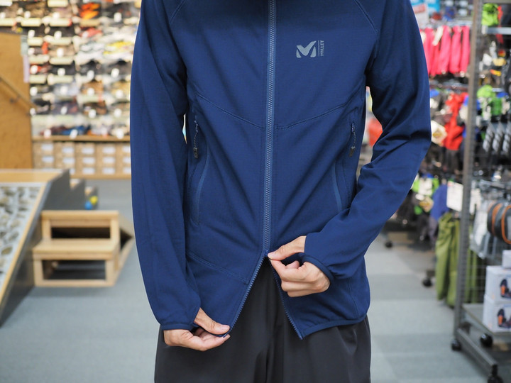 好日山荘 横浜西口店 : 拡散速乾性に優れた MILLET/DRY GRID HOODIE