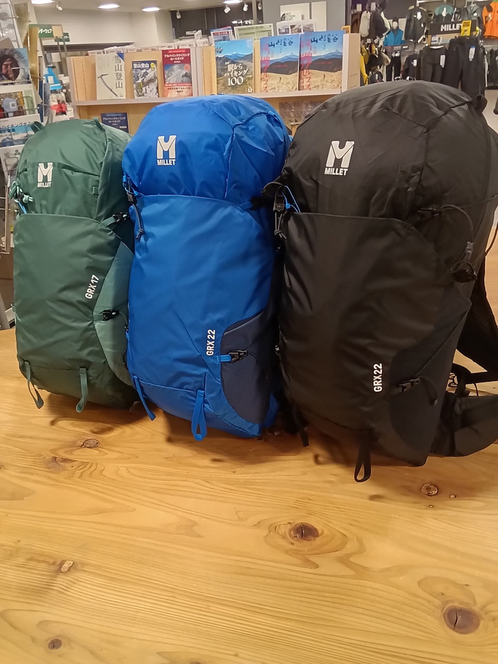好日山荘 センタープラザ神戸本店 : ミレー期待の新作ザック2種入荷