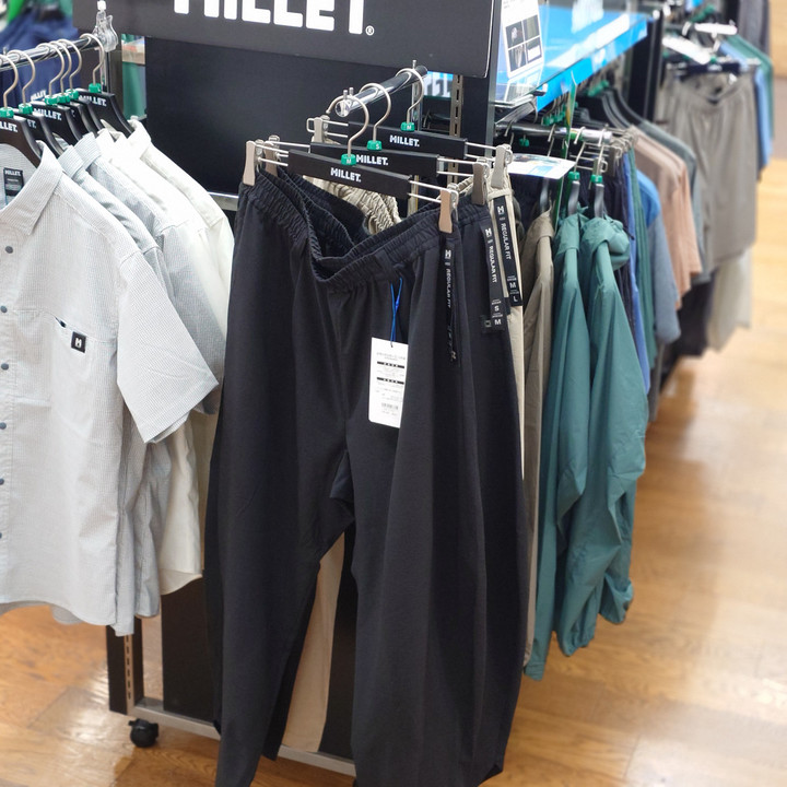 新品未使用MILLET ネイビー パンツＬブリーズメッシュ ニュー モンペパンツ 好日山荘 イオンモール土浦店 : ミレー☆夏にイチオシ快適パンツ！