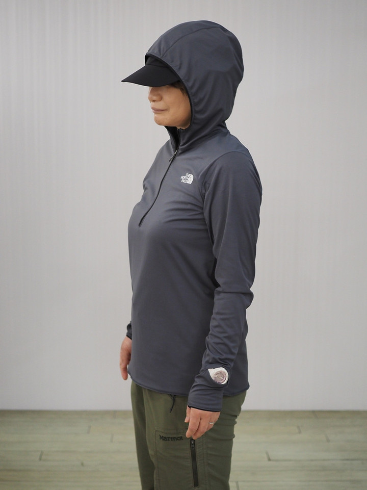 好日山荘 さいか屋横須賀店 : 紫外線対策に有効な速乾UVフーディー TNF