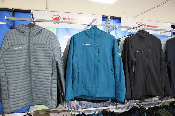 好日山荘 アルピコプラザ松本駅前店 : マムートのインサレーション 