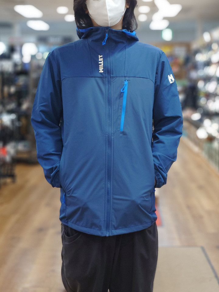 【試着のみ】メンズ ハイブリッド フーディジャケット 好日山荘 さいか屋横須賀店 : MILLET/SENECA HYBRID HOODIE