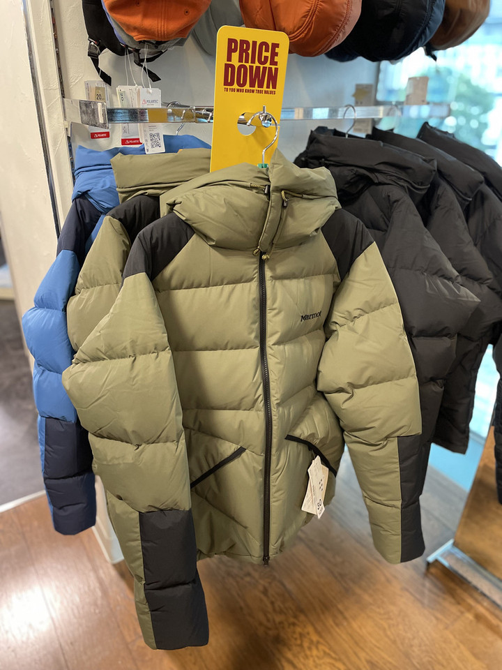 好日山荘 名古屋栄店 : マーモットダウン最大30％OFF‼️