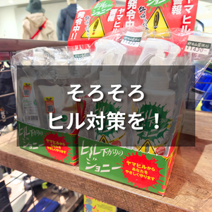 そろそろヒル対策を！
