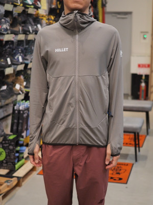 近赤外線と紫外線をダブルでブロック　MILLET / SOL MESH HOODIE