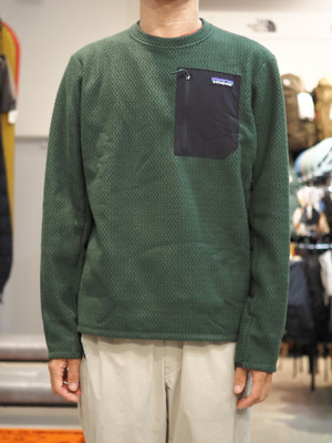 ジグザグ構造が特徴的なフリース　Patagonia/R1 Air Crew  Jacket